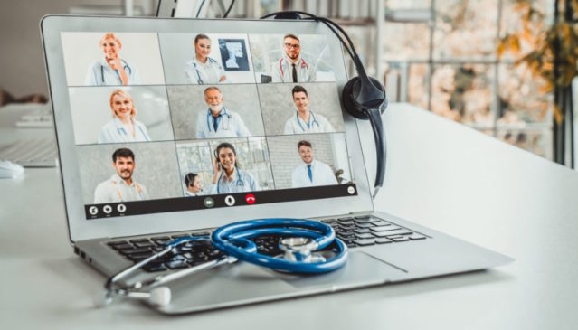 telemedicína PC laptop