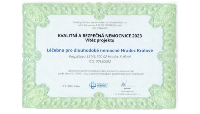 Léčebna pro dlouhodobě nemocné Hradec Králové
